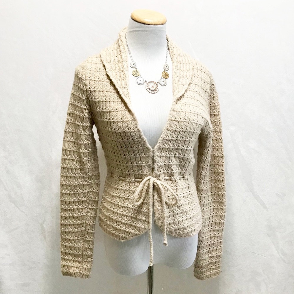 Ideology Drawstring Knit Cardigan
